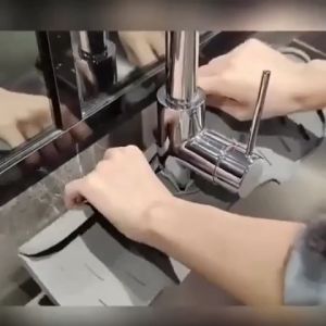 【K-Home】Silicone Faucet Mat for Kitchen Sink Faucet Handle Drip Catcher Sink Splash Guard Bathroom Bar Faucet Splash Pad