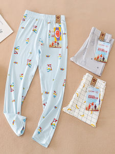 Childrens Modal Autumn Pants Thin Spring Summer Home Wear Sleepwear Comfortable Breathable Moisture Wicking Underwear