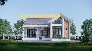 แบบบ้าจั่ว 1 ชั้น