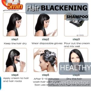 ⊕☫DISAAR Brown Hair Shampoo Natural Plant Dye Hair Shiny Colored Hair For Men and Women Quick Dye Hair