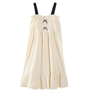 Miiow | Pure Cotton Womens Sleepwear Short Sleeve Butterfly Knot Princess Style Home Clothes Cat Person Summer New Arrival