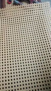 (CẮT LẺ) Lưới mây mắt cáo (KHỔ 80cm) màu vàng nhạt làm đồ decode trang trí nội thất nhà cửa