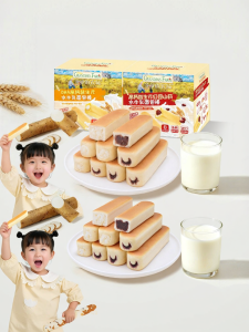 Grandpas Farm | High Calcium Red Bean and Yam Buffalo Milk Flavored Bread Sticks for Children