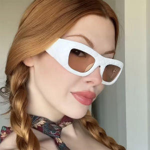 🔥Cadia👍Personalized Plaid Sunglasses Fashionable Sunglasses Hip-hop Punk Sunglasses Women