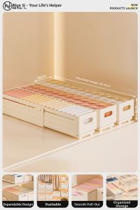 NIGESI | Adjustable Home Clothing Storage Organizer Layers