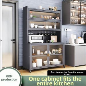 Multi-level Storage Cabinet Movable