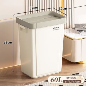 ABEPC | Commercial Large Capacity No-Lid Square Kitchen Garbage Bin