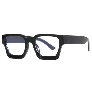 New Square Thick Rim Glasses Frame Fashion Personality Glasses Retro Trendy Reading Glasses 8542