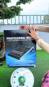 Mixer MC6 Âm Thanh Chuyên Nghiệp – 6 Kênh Bluetooth 5.0 Cổng USB 48V – Thu Âm DJ Karaoke Sân Khấu – 99 Hiệu Ứng Vang DSP – Dùng Cho Loa Kéo Máy Tính Amply Cũ