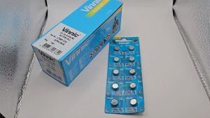 (1 Lembar Isi 10) Baterai Batre Vinnic L736F LR41 Original Baterai Jam Digital Dan Lainnya AG3 1.5V