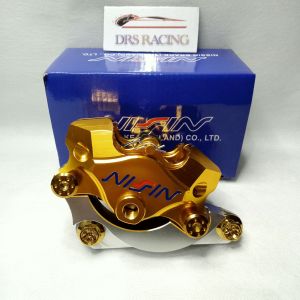 Kaliper 2 Piston + Breket Standar Disk 200mm + Baut Kaliper Flower PNP Mio J/Mio M3/Mio GT/Fino/Xeon Soul