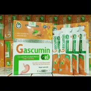 GASCUMIN GEL DẠ DÀY Hỗ trợ giảm các triệu chứng do viêm loét dạ dày tá tràng: ợ hơi ợ chua đầy bụng khó tiêu.