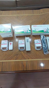 Bộ công tắc điều khiển từ xa 220V 40A 1KM HKSE Điều khiển bật tắt máy bơm nước máy rửa xe đèn quạt từ xa không dây