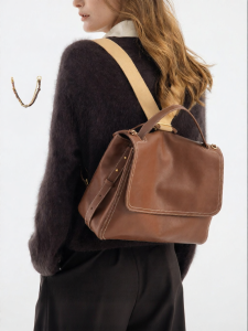 VANESSA HOGAN | Travel Business Backpack Vegetable Tanned Leather