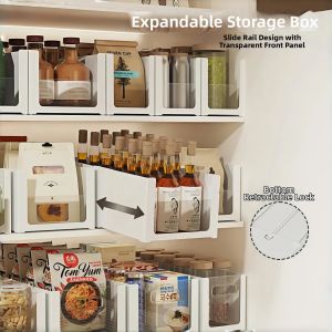 HALEXIONG | Transparent Expandable Storage Box