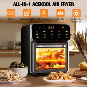 [Chinatera Flagship Store]หม้อทอดที่ไม่ใช่น้ำมันหลายฟังก์ชั่น 80-200   C หม้อทอดควัน 0-60 นาทีเตาอบไฟฟ้าสำหรับการทำน้ำแข็ง