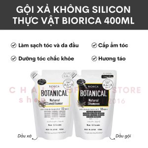 Biorica Botanical Natural Hair Care Set - Shampoo & Conditioner Duo Pack Hair Care & Moisturizing Made in Japan 400ml
