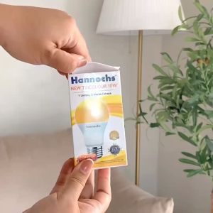 Hannochs New Tricolour 12W - Lampu Bohlam LED 1 Lampu 3 PilihanWarna Cahaya