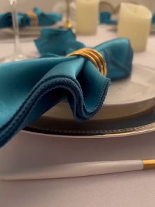 2PCS Elegant Table Napkin Cloth Napkin Plain Square Table Cloth Napkin For Folding Premium Cotton Wedding Birthday Banquet Serviettes