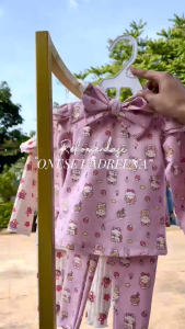 0-18 Bulan Setelan Bayi Perempuan Oneset Adreena by Mybee Free Bandana