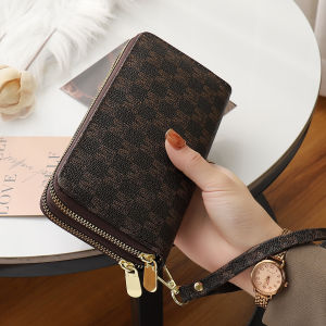BYUELUN | Large Capacity Vintage Print Ladies Long Wallet