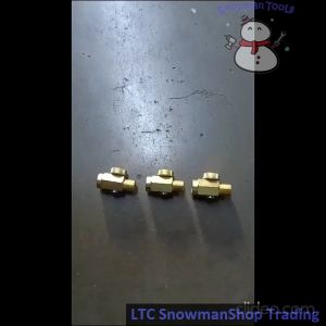 1/4 Air Regulator Valve Brass Connector Pneumatic Tool Flow Control Compressor Compressed Air Pressure Valves adjust  control angin pressure 1/4 inches NPT Male x 1/4 inches NPT Female In-line Air Flow compress accessories