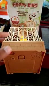 PRODUK BARU | SENSOR SUARA TANGAN | Mainan Anak Burung Dalam Sangkar FU 1155 /Mainan Anak Burung Happy Bird Sensor Tepuk Tangan Menggunakan Baterai Murah