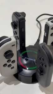 DOBE Joycon Charging Station Switch Joycon Controller Charging Dock LED Indicator Charger Dock TNS-1882