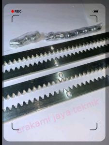 ril Rack pintu sliding remote otomatis ril gear pintu sliding remote otomatis