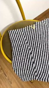 CHÂN VÁY DẠ KẺ CHÉO NỮ CHẤT NỈ CAO CẤP 360