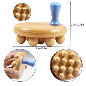 Wooden Mushroom Shape MassageManual Wood Therapy Massage ToolAnti CelluliteMaderoterapiaLymphatic Drainagefor Full Body Use