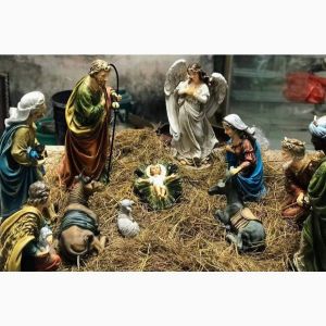 Bộ 12 Tượng Giáng Sinh Mini Mẫu Cổ Điển - Mang Lại Vẻ Đẹp Ấm Áp Cho Mùa Giáng Sinh ( Tượng có sẵn )