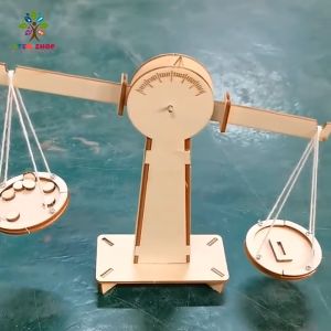 STEM mẫu giáo: Tự làm Cân Thăng Bằng Gỗ DIY. Đồ chơi giáo dục khoa học dành cho bé mầm non tiểu học đơn giản. STEM3G