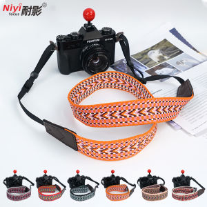 Ethnic Camera Shoulder Strap Wide lanyard Retro Adjustable Neck Sling Belt Universal for canon sony fujifilm nikon Panasonic LM