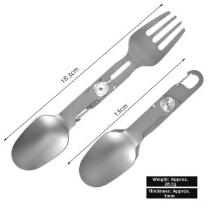 CIEUIS | Titanium Portable Outdoor Tableware Set