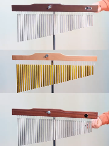 25 Note 36 Note Chime With Tripod Stand Single Row Metal Bar Chimes Wind Bell Percussion Music Instrument With Cymbals