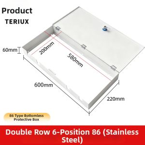 TERIUX | Lockable Pull-Proof Theft-Resistant Switch Socket Protection Box 86-Type