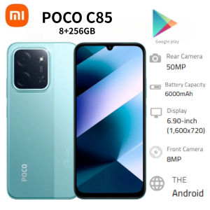Xiaomi | 20206 new Poco C85 Smartphone 6.5 HD+ Display 8GB RAM 256GB Storage Mediatek Helio G81 Chipset Dual 48MP Camera