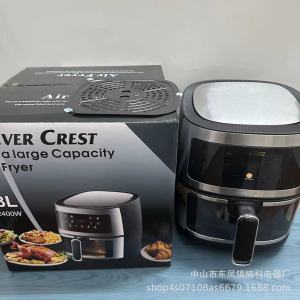 Large Capacity 8L Stainless Steel Visible Air Fryer Smart Touch Screen Multi-Function Kitchen Appliance Air Fryer