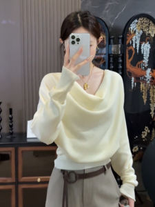ZHILU | Soft Style Turtleneck Knit Sweater for Women Autumn Winter New Casual Unique Slimming Outerwear