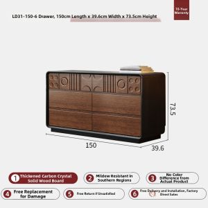 FANLUOWEI | Solid Wood Bedroom Storage Chest
