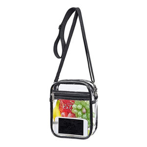 Transparent Crossbody Bag PVC Single Shoulder Womens Mobile Phone Bags Versatile And Simple Waterproof Small Square Bag