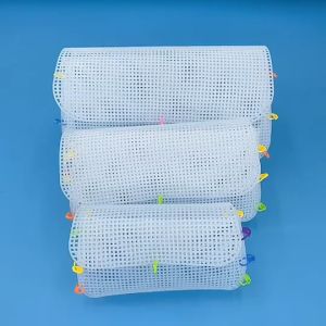 2PCS Bag Knit Helper Auxiliary Weaving Plastic Mesh Sheet Chenille Gold Velvet Woven Bag DIY Accessory For Embroidery
