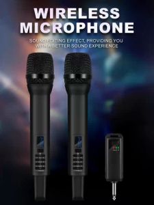 Wireless UHF Dynamic Microphone: Adjustable Volume & Reverb Effect