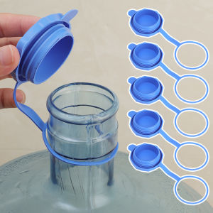 Water Bottle Lids Silicone Water Jug Lids Leak Proof Sealing Covers Universal Replacement Non-Spill Drinking Water Bucket Cap