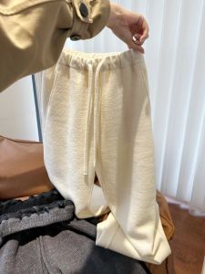 High Waist Drapey Trousers Loose Fit Waist