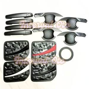 Paket Outer Handle Tank Cover Tutup Bensin Mobil Ertiga Lama 2012 Hitam