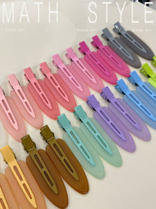Matted Jelly Colorful Makeup Clamp Seamless Hair Clip Side Clip Versatile Hair Accessories for Girls Korean Style Hair Grips