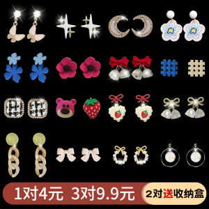 Trendy Womens S925 Silver Needle Earrings 2022 New Fashion Elegant Ear Jewelry  out Ear Cuff water Pearl