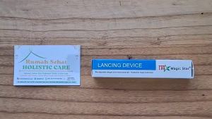 Lancing Device Original Magic Star Pen Lancet Pena Tembak Terapi Bekam Plastik Merk Magic Star